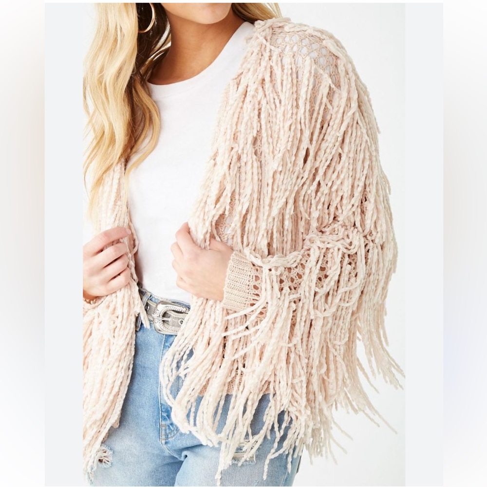 Fringe Grey Sweater